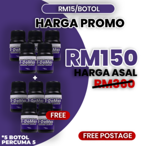 Set 5 Botol + Percuma 5 Botol